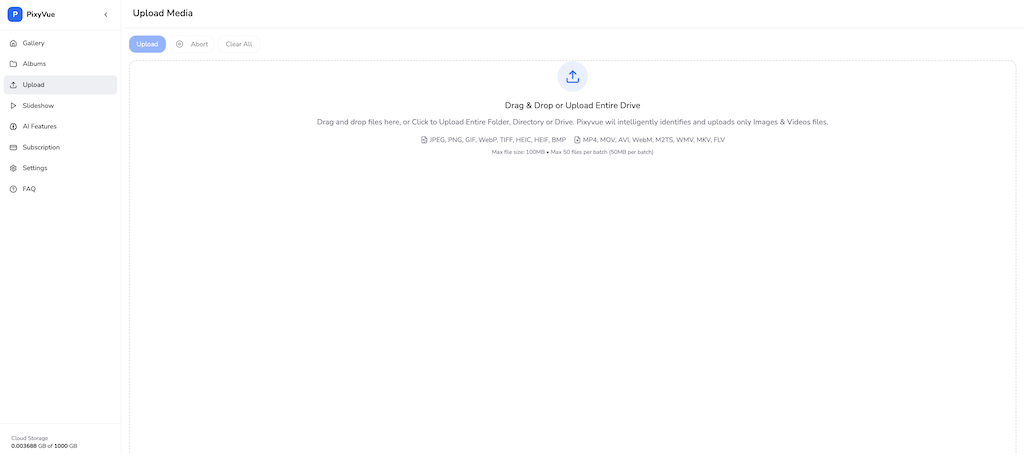 Drag and Drop Upload